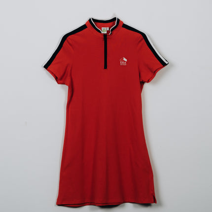 Ladies Red Zipper Dress