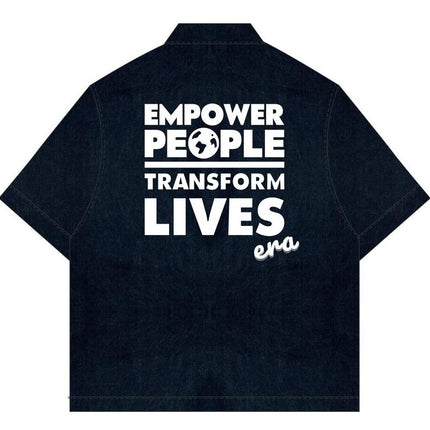 NEW! Empower Denim Shirt Dark Blue