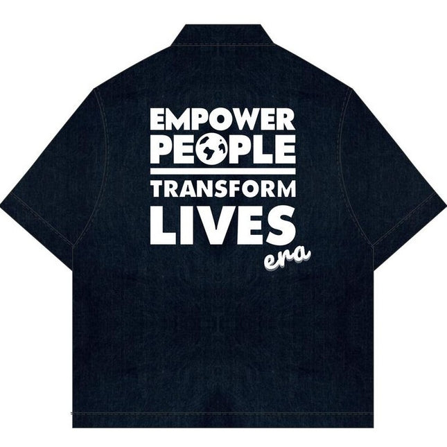 NEW! Empower Denim Shirt Dark Blue