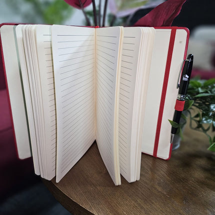 A5 PU Red Notebook
