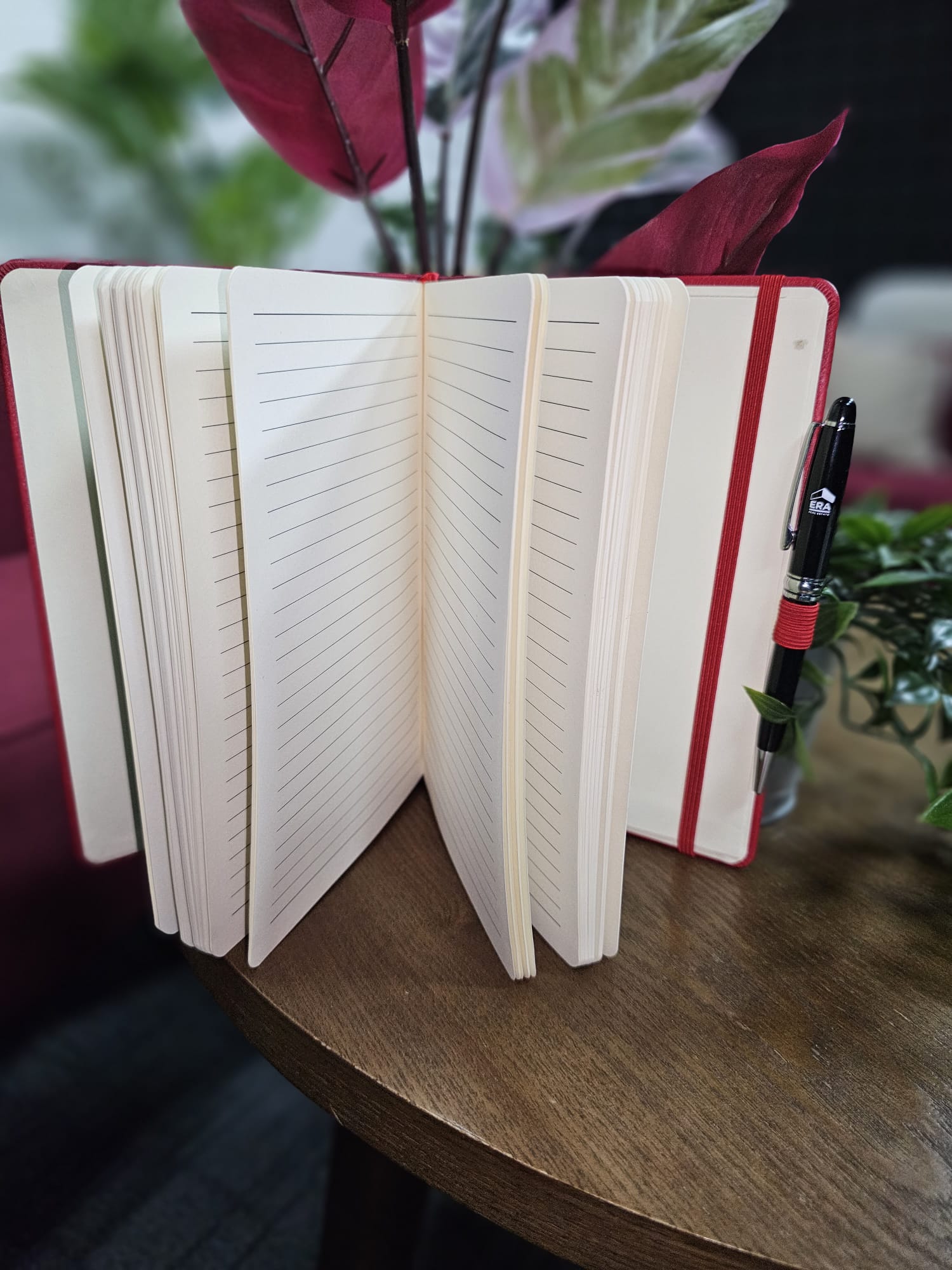 Ruby Red Notebook A5 PU Red Notebook – ERA Singapore eStore