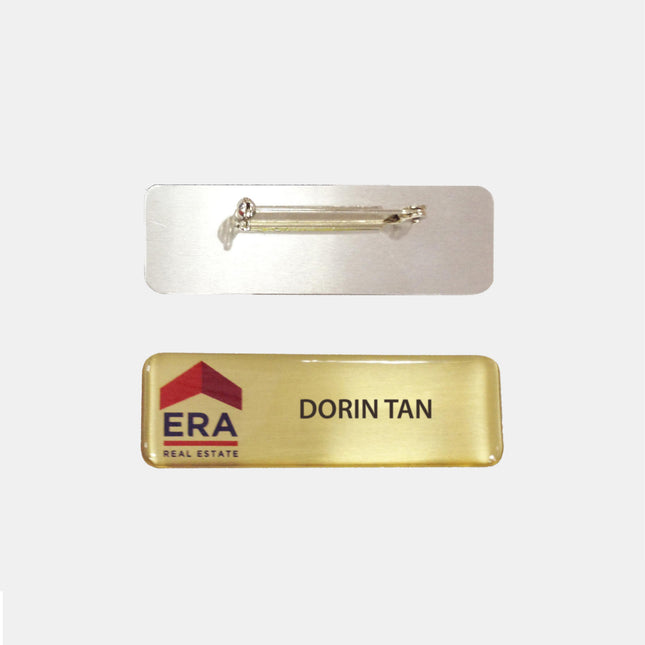 Nametag With Lock Pin